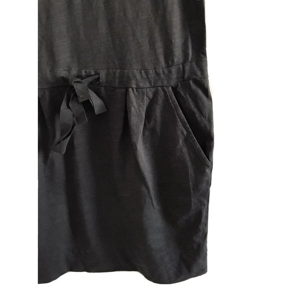 J. Crew | T-shirt Dress Women Size M Gray Cotton Short Sleeves Crew Neck Popover